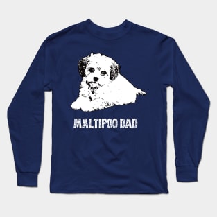 Maltipoo Dad Long Sleeve T-Shirt